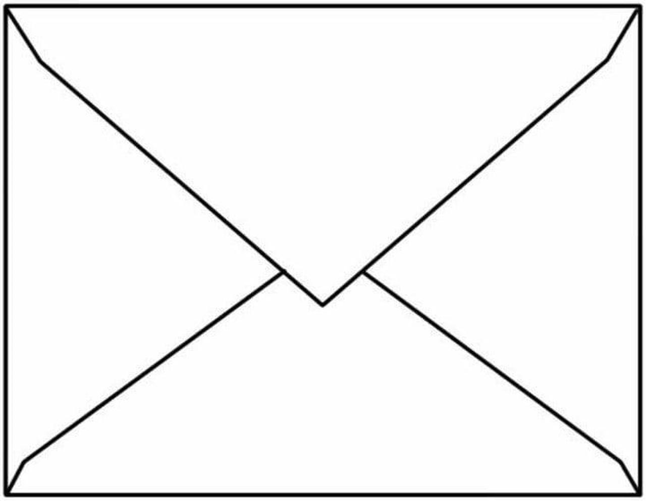 Main image of #5 Baronial Envelopes, 4-1/8" x 5-5/8" 28# Bright White (98% Brightness), Diagonal Seam, Pointed Flaps Down (Box of 250)
