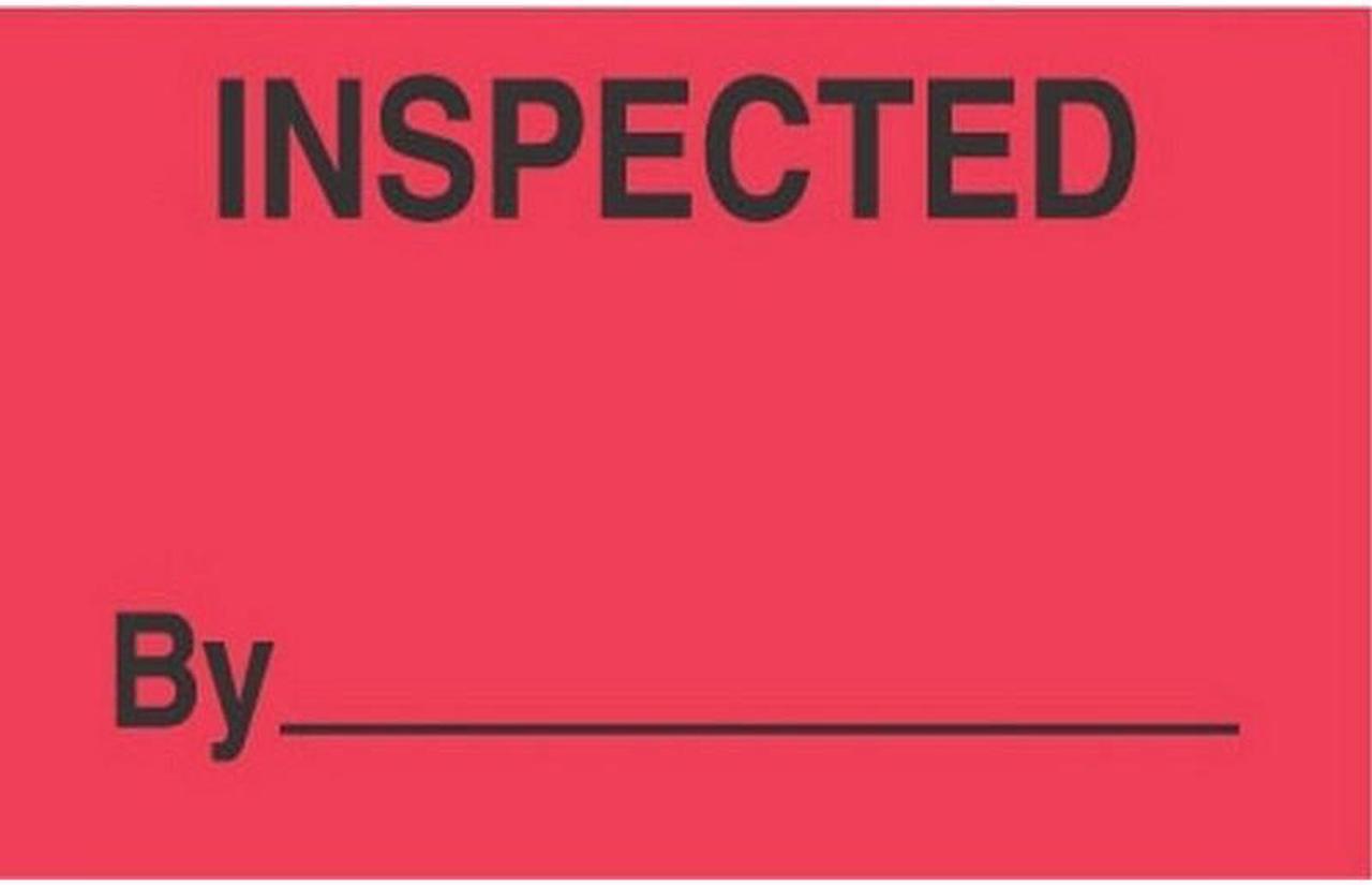Main image of 1-3/8" x 2" Inspected ____ Labels (500 per Roll)