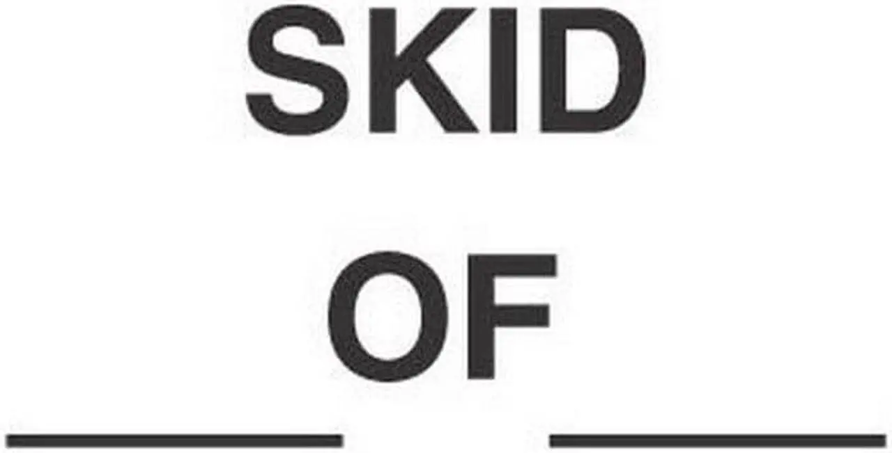 Main image of 1-3/8" x 2" Skid ___ Of ___ Labels (500 per Roll)