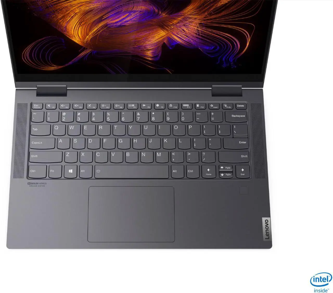 Alt view image 2 of 4 - Lenovo Yoga 7i 2-in-1 14" Touch Screen Laptop Intel Evo Platform Core i7-1165g7, 12GB Memory, 512GB Solid State Drive Slate, Backlit Keyboard, Bluetooth, Webcam, Slate Grey - 82BH0002US