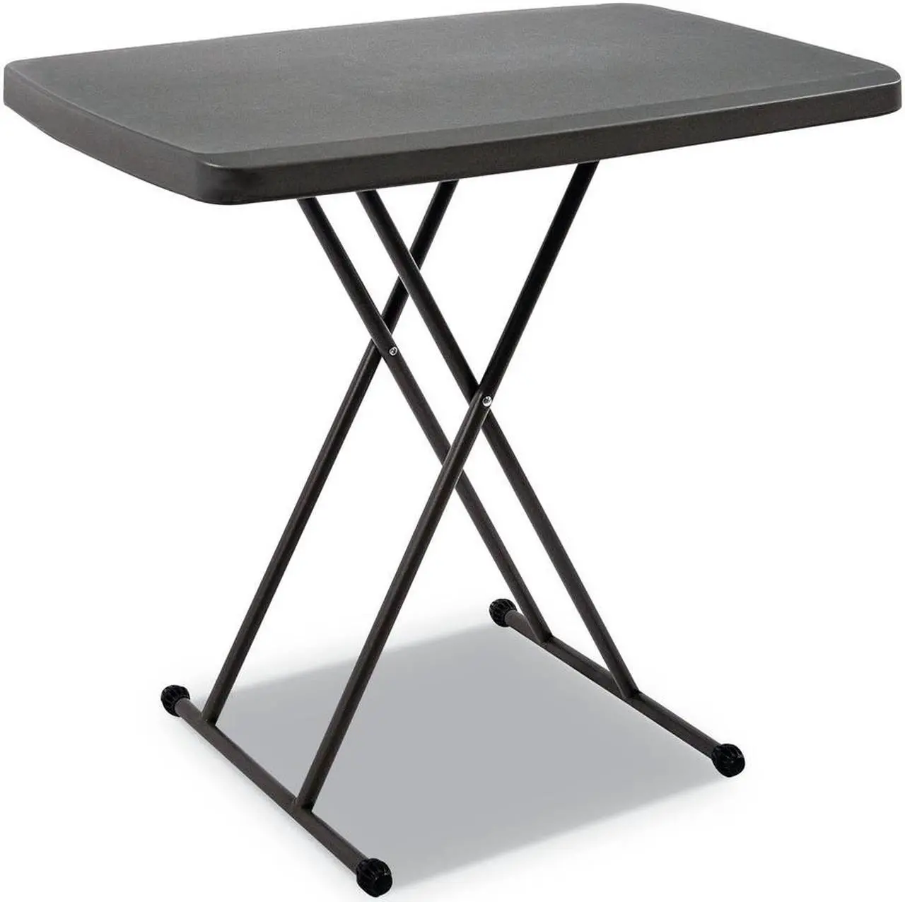 Alt view image 3 of 10 - Iceberg - 65491 - Iceberg IndestrucTable TOO Personal Folding Table - Rectangle Top - X-shaped Base - 30 Table Top