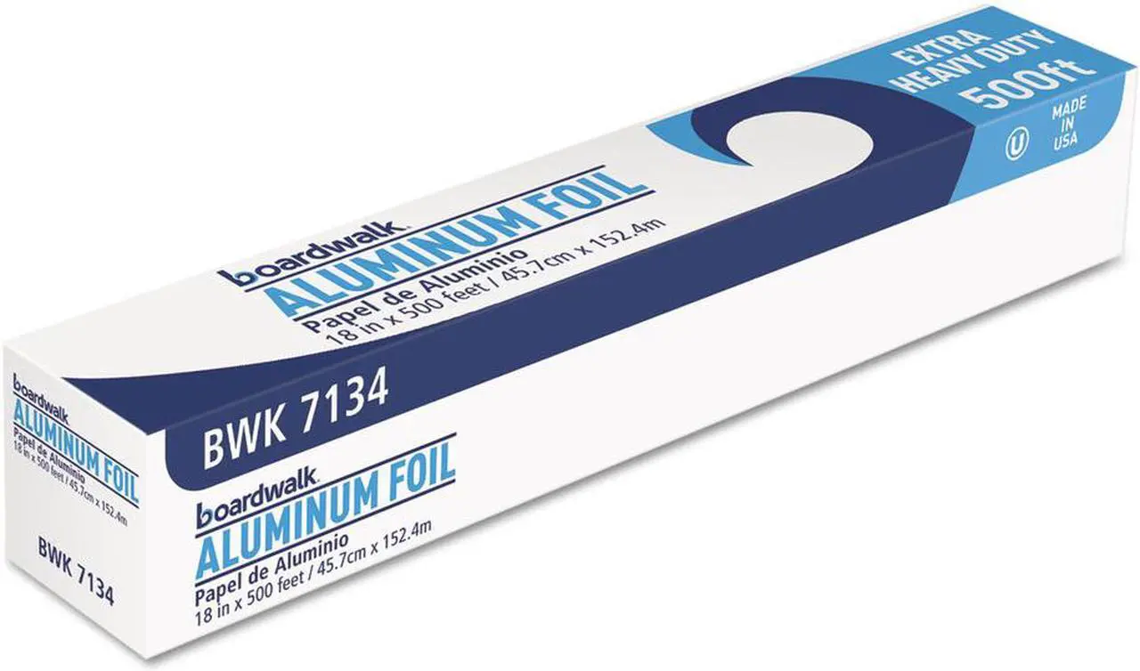Alt view image 6 of 15 - Heavy-Duty Aluminum Foil Roll, 18" x 500 ft 7134