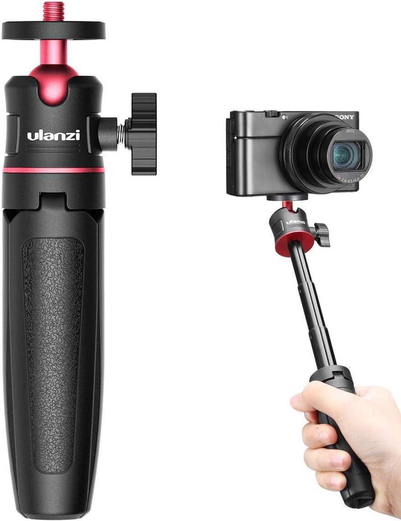 Main image of Black Mini Tripod for Camera, 1/4" Screw Universal for Sony/Canon/Nikon/Fujifilm Vlog Camera, Extendable Handheld Portable Vlogging Tripod Mount, Video Shooting Filming Table Stand