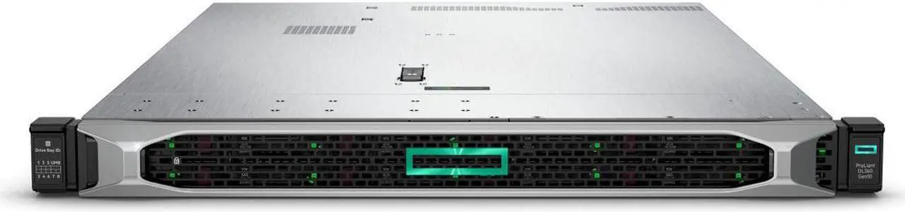 Main image of HPE ProLiant DL360 Gen10 Rack Server with One Intel Xeon 4214R Processor, 32 GB Memory, P408i-a Storage Controller, 1Gb 4-port 366FLR Adapter
