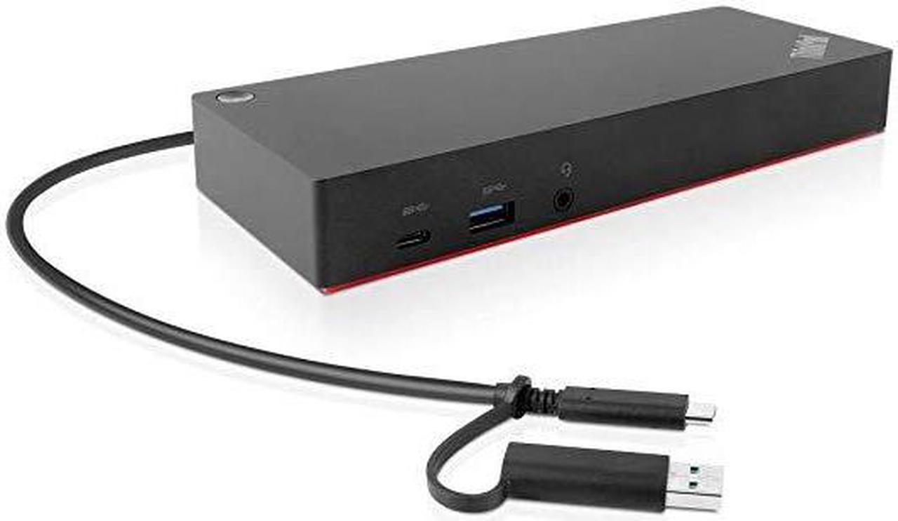 Lenovo ThinkPad Hybrid USB-C with USB-A Dock - Docking station - USB-C - 2 x HDMI, 2 x DP - GigE - 135 Watt - United Kin