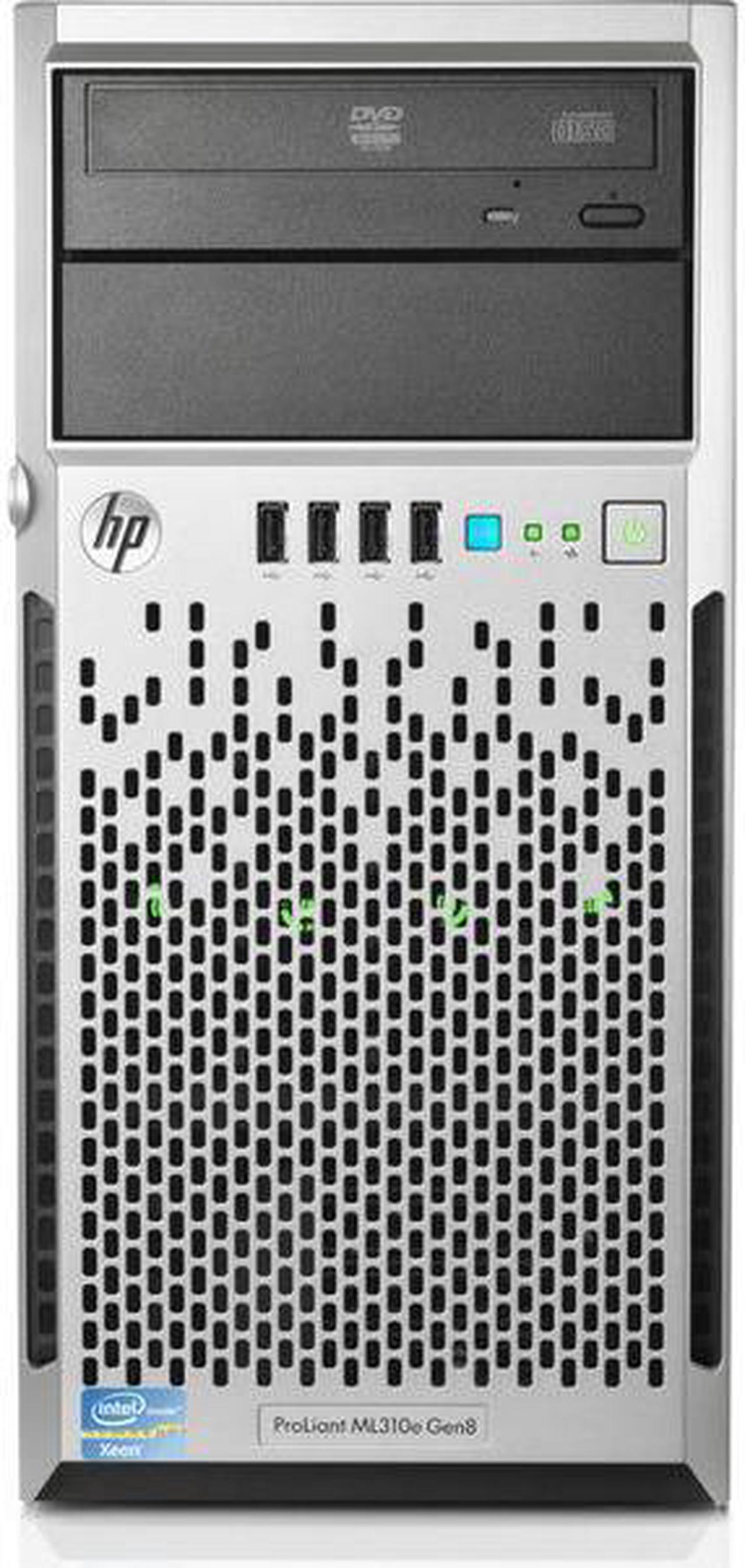 Main image of HPE 768729-001 ProLiant ML310e G8 v2 4U Micro Tower Server - 1 x Intel Xeon E3-1241 v3 3.50 GHz - 8 GB RAM - 500 GB HDD - (1 x 500GB) HDD Configuration - Serial ATA/600 Controller