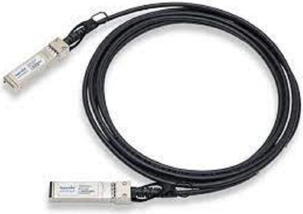 Alt view image 6 of 6 - Dell 10GbE Copper Twinax Direct Attach Cable - SFP+ (M) - SFP+ (M) - 10 ft - for Networking X1008, X1018, X1026, X1052, X4012, PowerEdge R220, R420, R530, R630, R730, T630