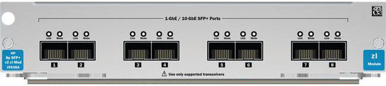 Main image of HPE J9538A#ABA 8-Port 10-GbE SFP+ V2 ZL Module