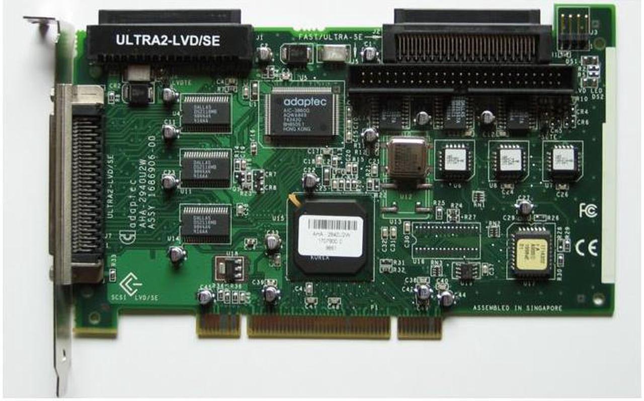 ADAPTECH Aha-2940U2W Pci Ultra Fast Wide Scsi Controller Card