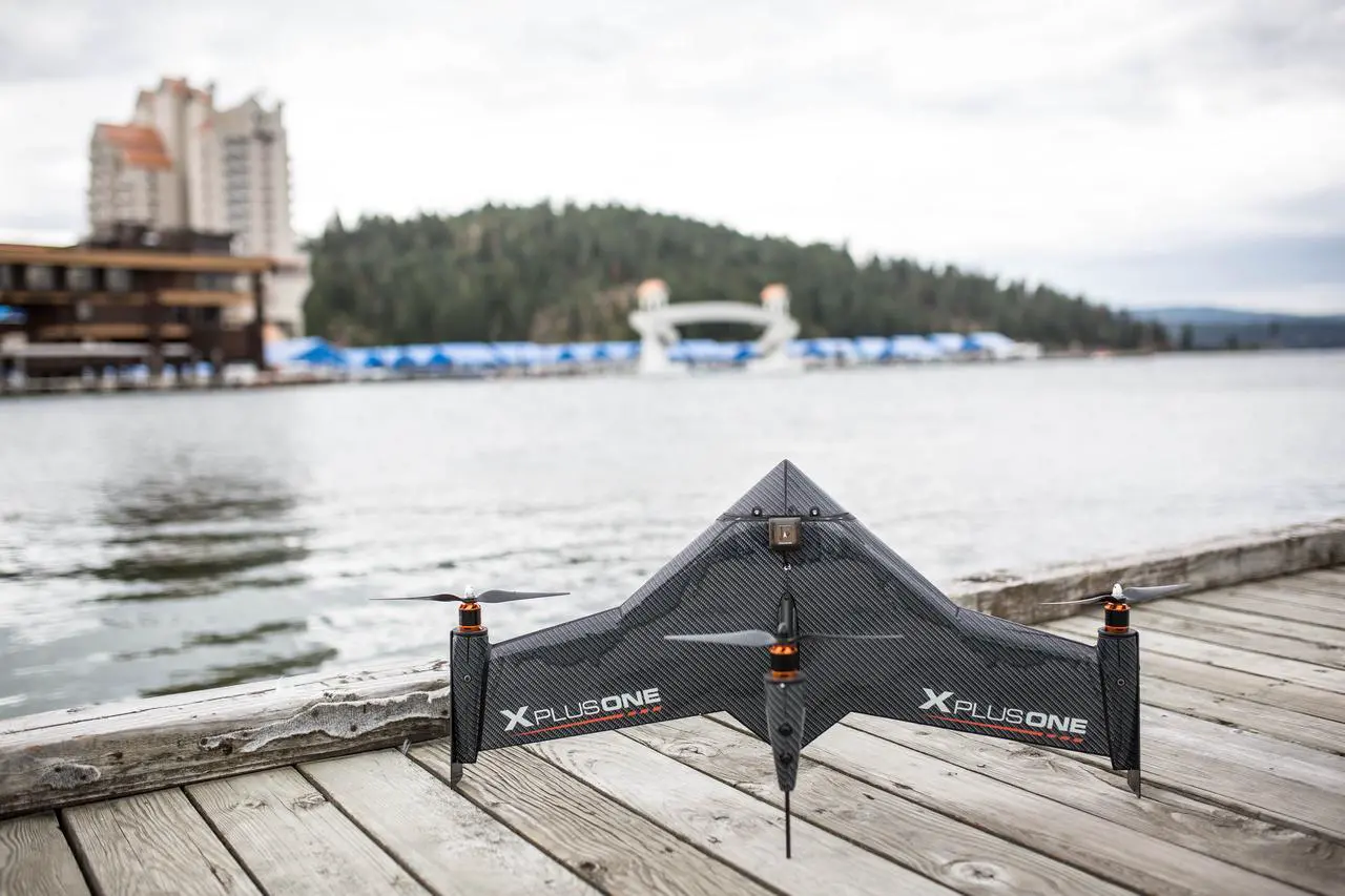 Alt view image 4 of 6 - Xcraft Carbon Skinned X PlusOne Platinum Quadcopter with FPV AT2-XP1-003-CB - Grey