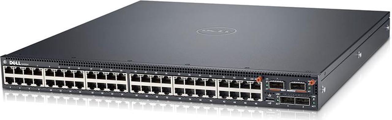 Dell Networking N4064 48x10GbE RJ45 Ports Layer 3 Switch KK3D4