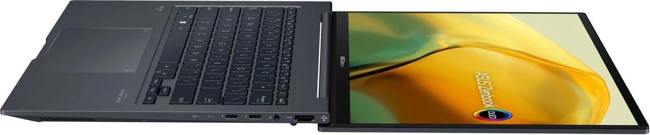 Alt view image 7 of 10 - ASUS - Zenbook 14.5" 2.8K OLED Touch Laptop - Intel Evo Platform - 13th Gen Core i7 Processor with 16GB Memory - 512GB SSD - Inkwell Gray Notebook Q420VA-EVO.I7512
