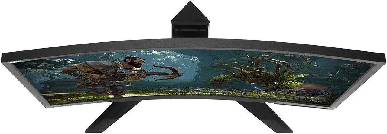 Alt view image 10 of 11 - Lenovo Y27g 65C1GCC1US 27" Black Curved 144Hz G-Sync Gaming Monitor, 1920 x 1080, 16:9, 3000:1, 300 cd/m2, 8ms, USB 3.0, HDMI, DisplayPort, 178/178 Viewing Angle, VESA Mountable, Razer Edition Chroma Lighting