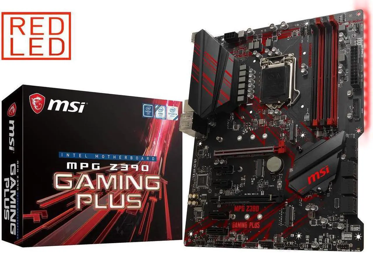 Alt view image 11 of 11 - MSI MPG Z390 Gaming Plus LGA1151 M.2 USB 3.1 Gen 2 DDR4 ATX - Motherboard Only