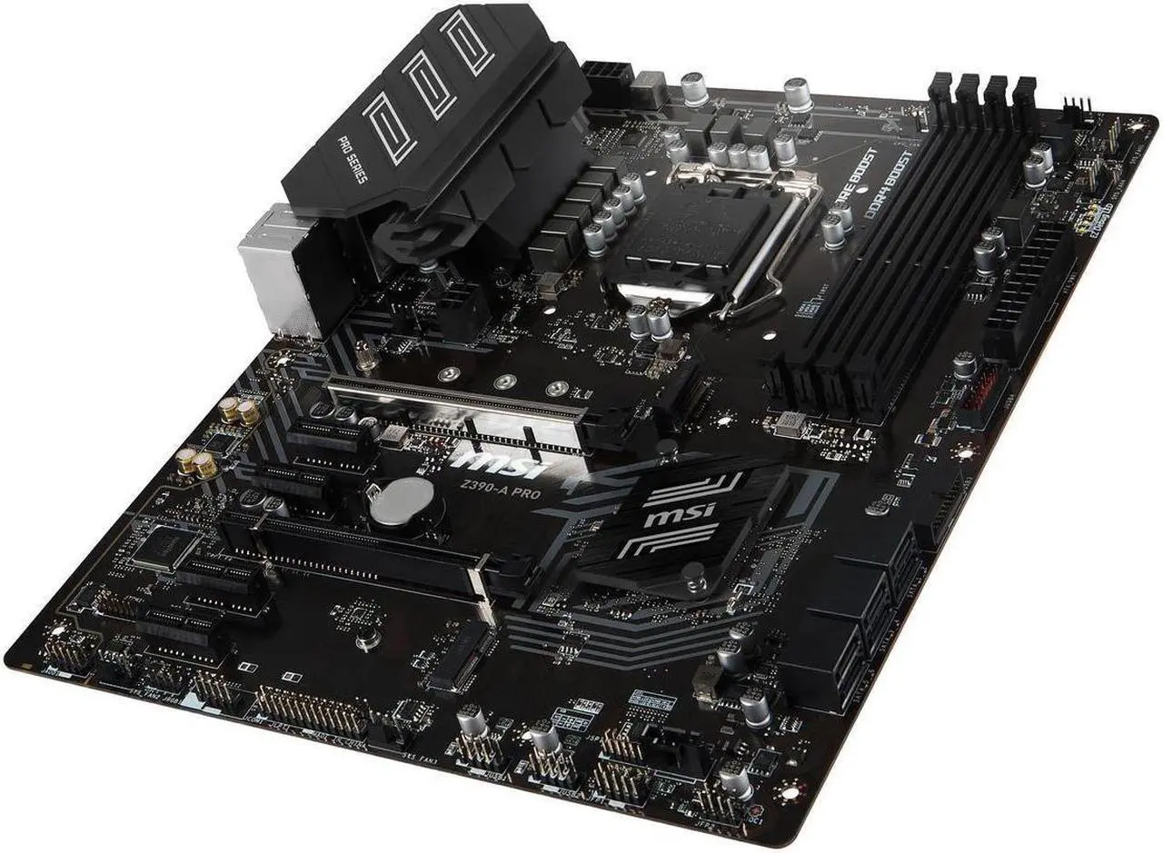 Alt view image 2 of 19 - [OB-NA] MSI Z390-A PRO LGA 1151 (300 Series) Intel Z390 SATA 6Gb/s ATX Intel Mobo
