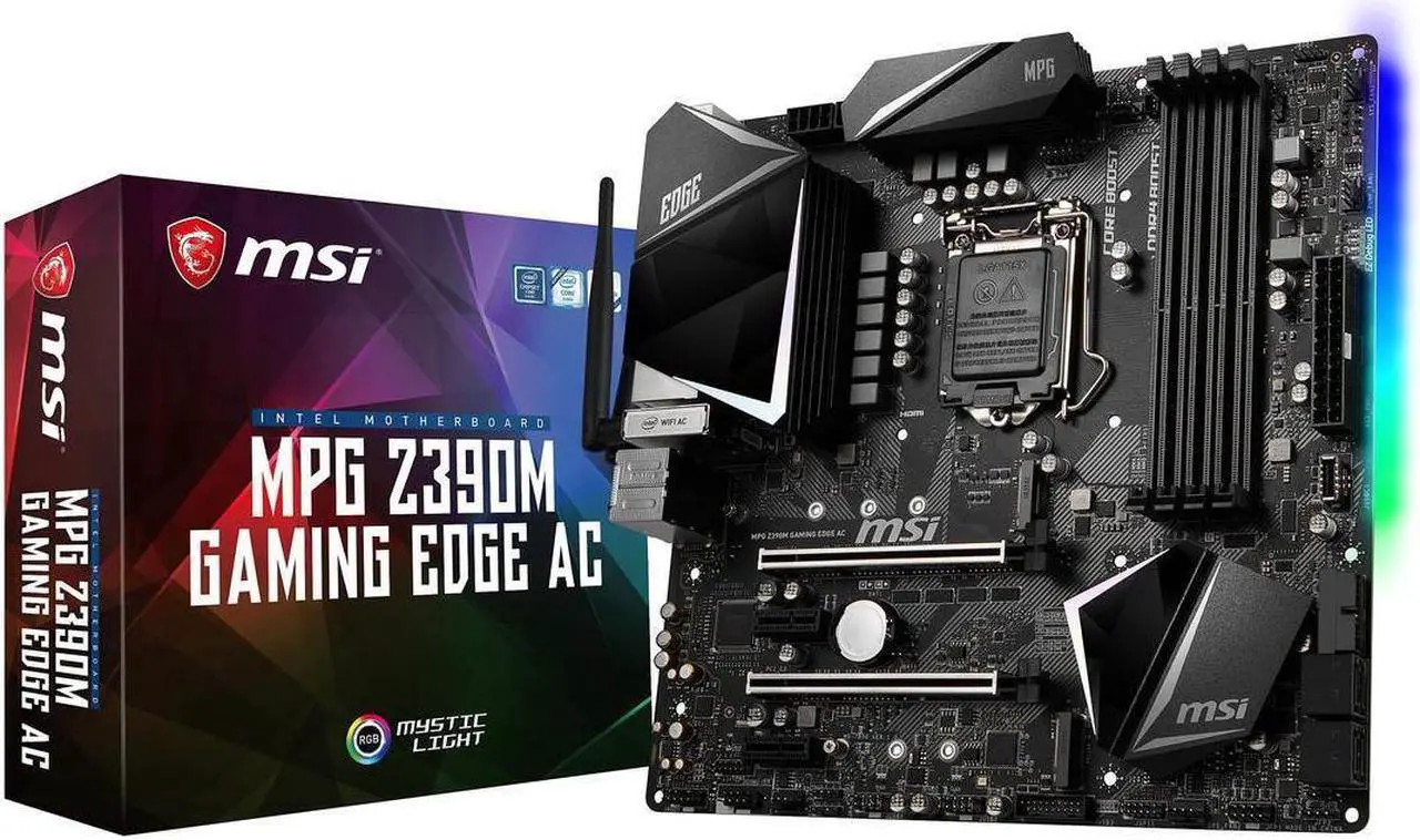 Alt view image 4 of 4 - [Refurb] MSI MPG Z390M GAMING EDGE AC LGA 1151 Intel Z390 Intel Motherboard