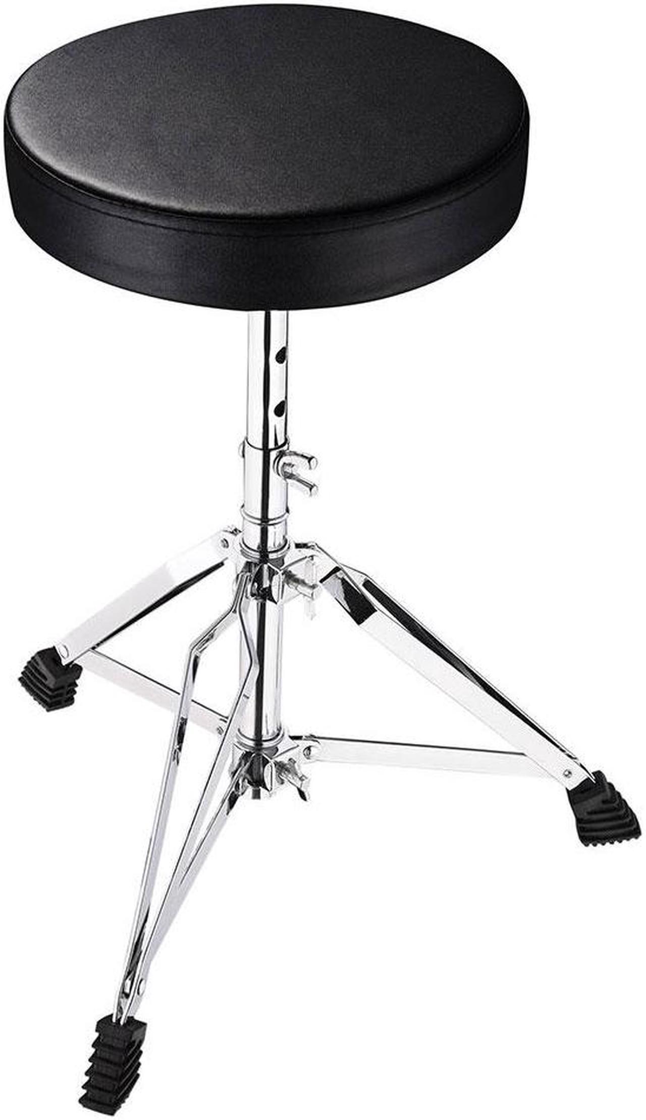 Saddle Drum Throne Drummer Stool Round Seat Chair Adjustable Folding Stand Percussion Hardware Large