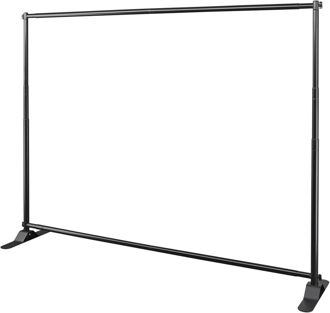 Alt view image 6 of 7 - Large Tube 8x10 Step and Repeat Backdrop Telescopic Banner Stand Adjustable