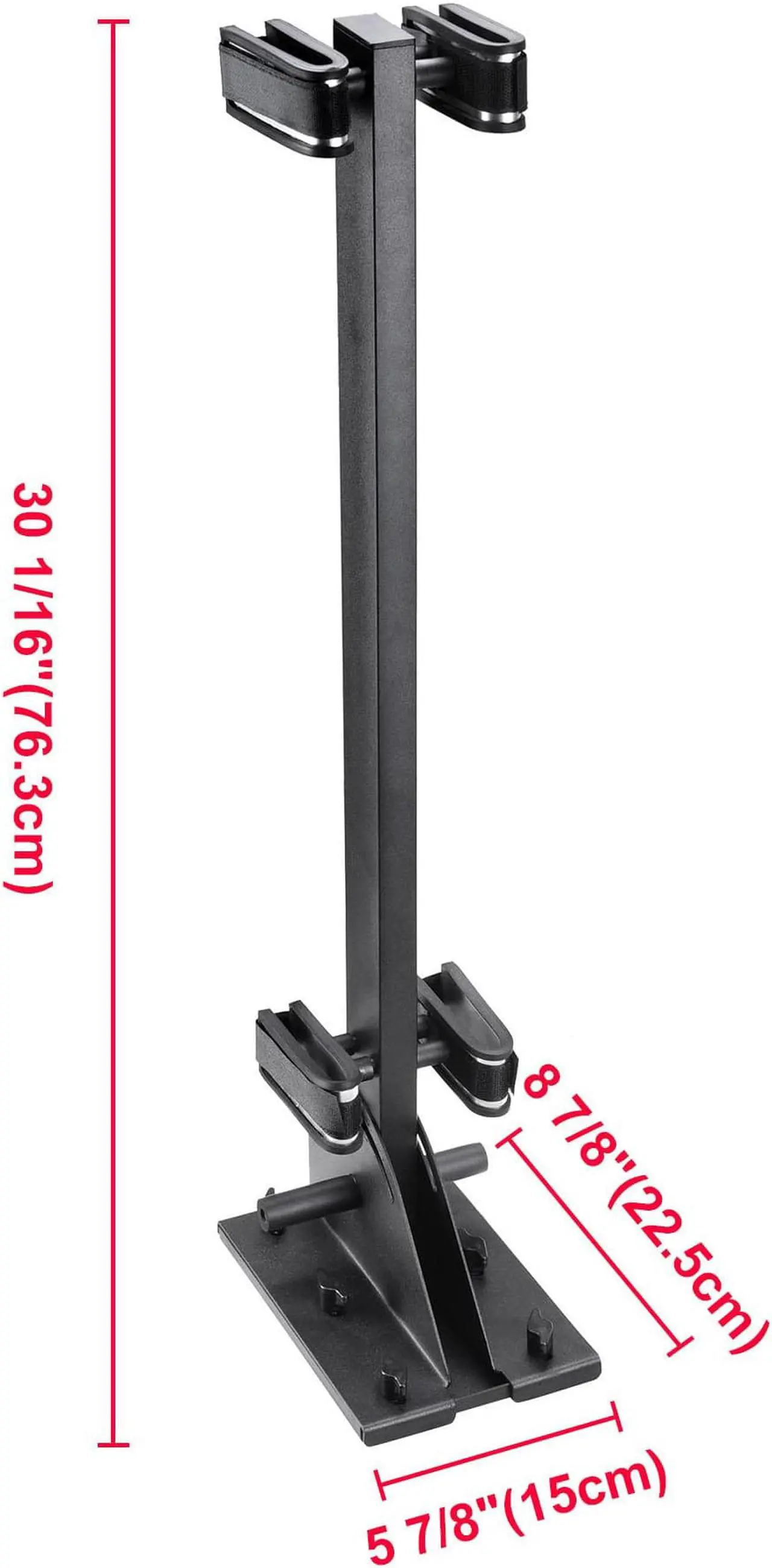 Alt view image 6 of 7 - Yescom Golf Cart Gun Rack Stand up Gun Holder Stand Club Car EZGO Yamaha Quick Release