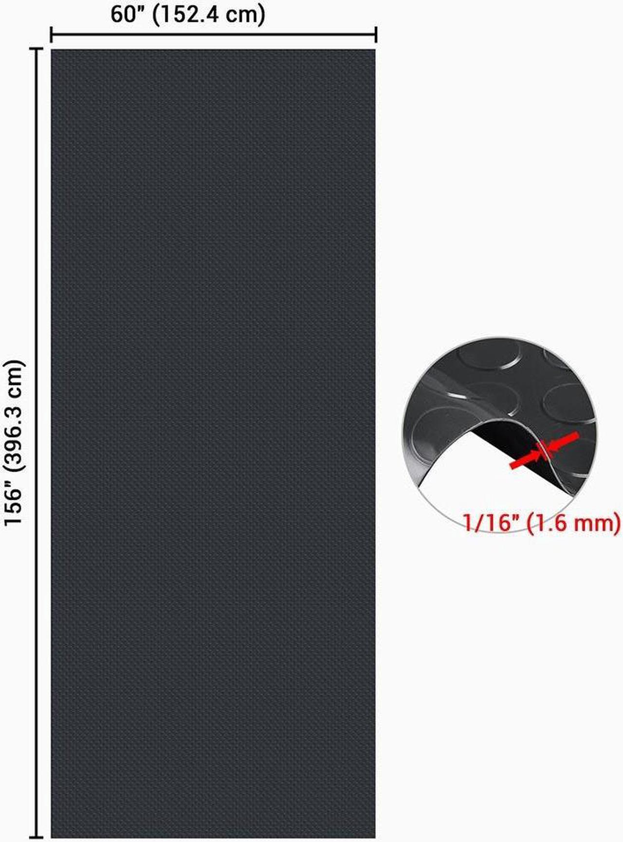 Alt view image 3 of 7 - Yescom Containment Mat Garage Floor Mat for SUV Snow Mud Rain Compact Size 7'9"x16'