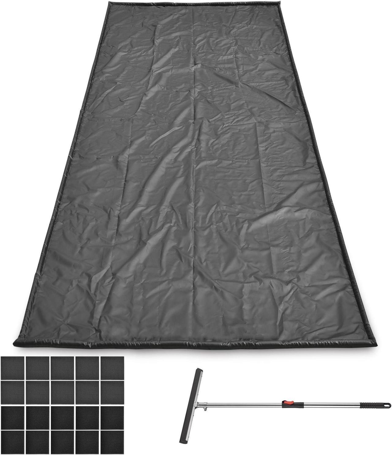 Yescom Garage Floor Mat Roll Diamond Car Parking Protect Cover Trailer PVC 13x5 Ft