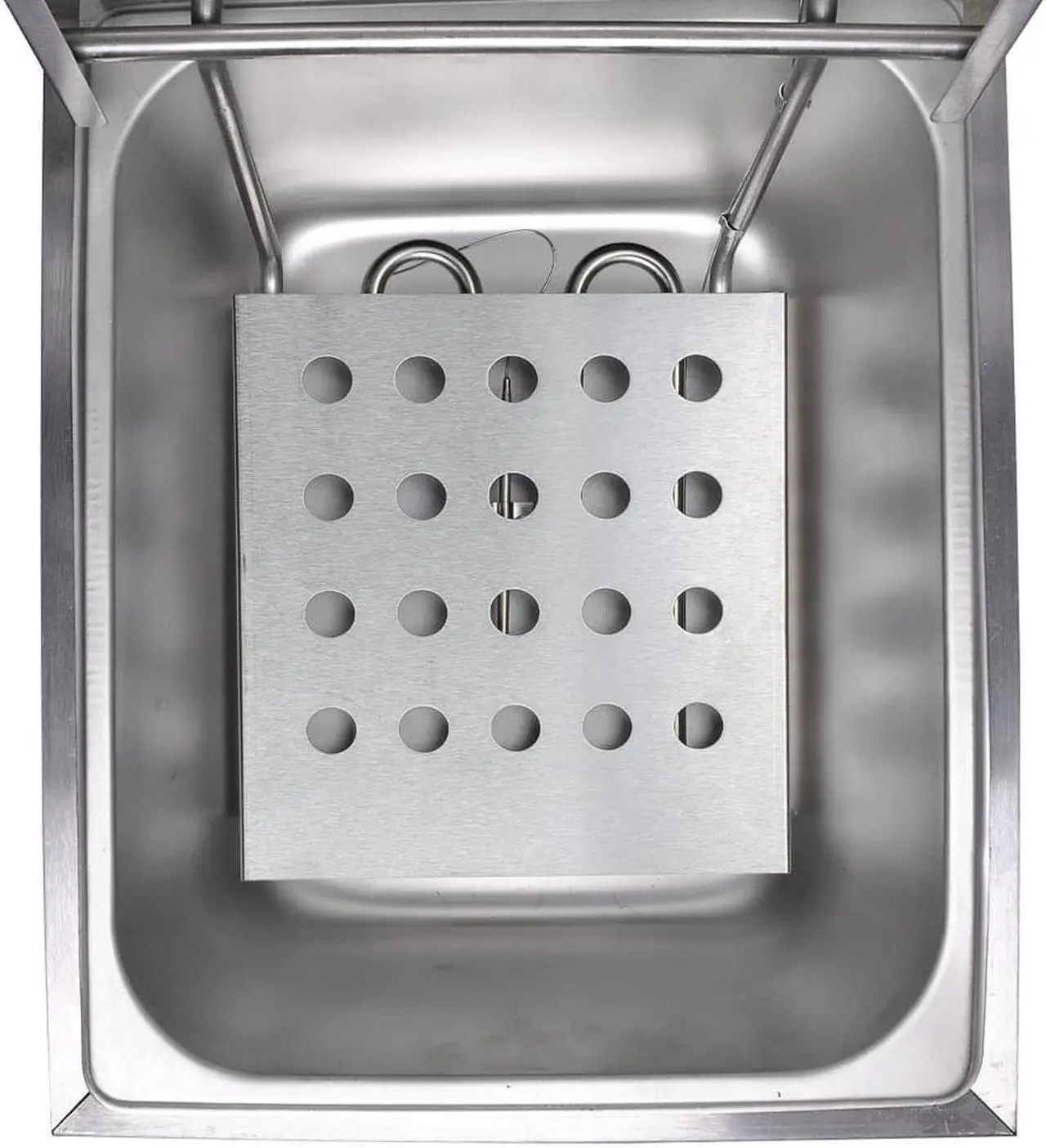 Alt view image 6 of 14 - 5000W 24L Electric Countertop Deep Fryer Dual Tank French Fry Commercial Restaurant