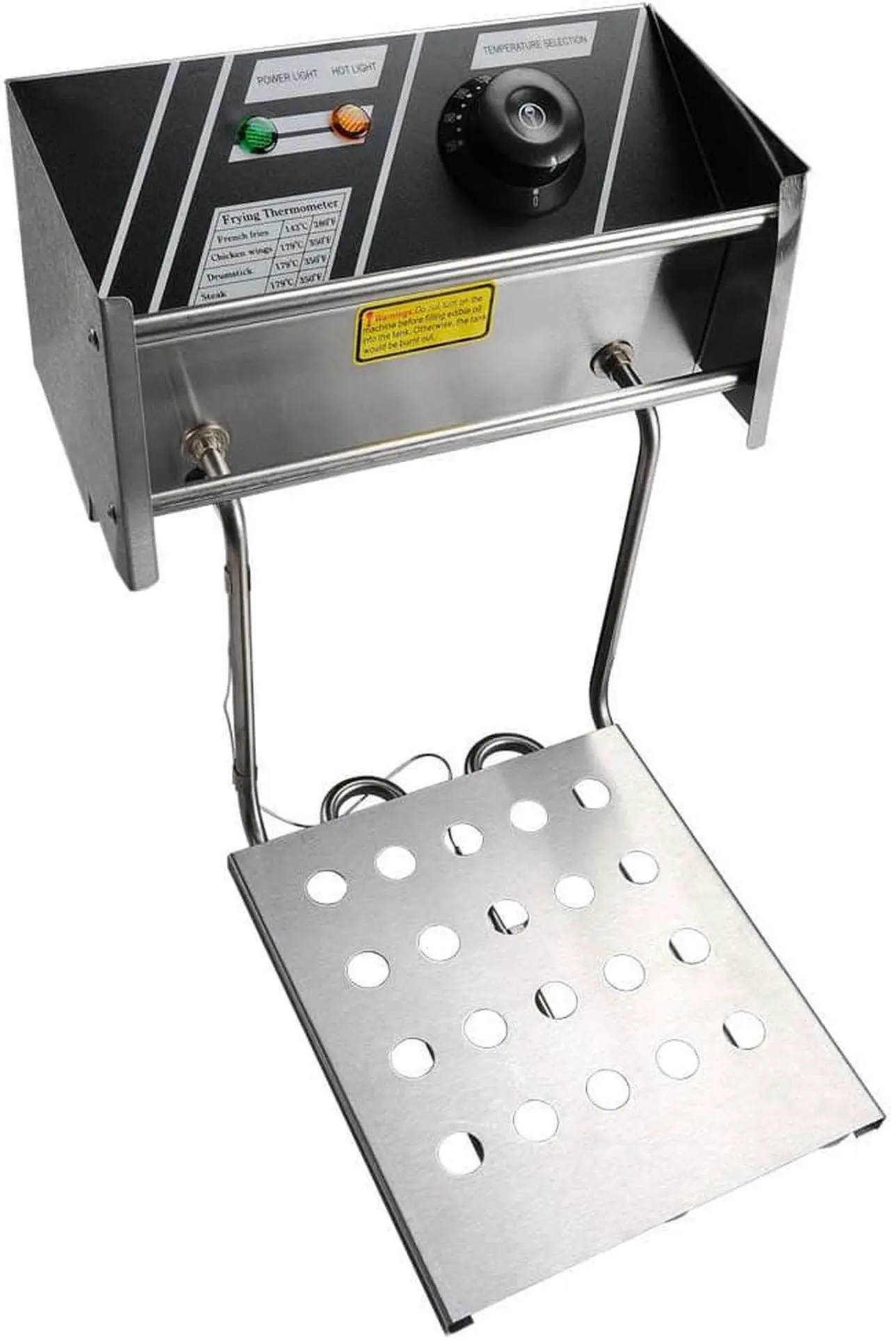 Alt view image 3 of 14 - 5000W 24L Electric Countertop Deep Fryer Dual Tank French Fry Commercial Restaurant