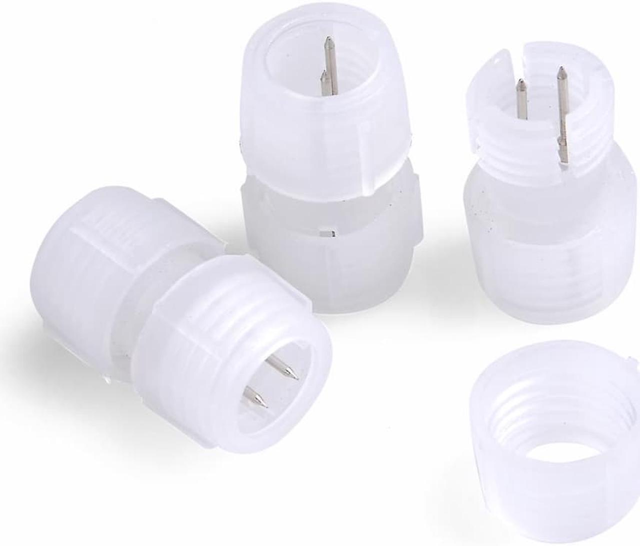 Alt view image 3 of 3 - DELight 1/2" I Type PVC Splice Connectors 2 Wire Accessories LED Rope Light (Set of 20)