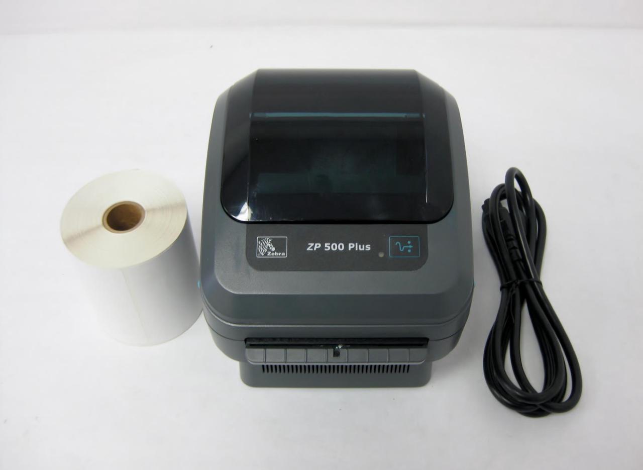 Zebra ZP500 Plus EPL ZPL Thermal Label Printer USB & Serial With 250 Labels