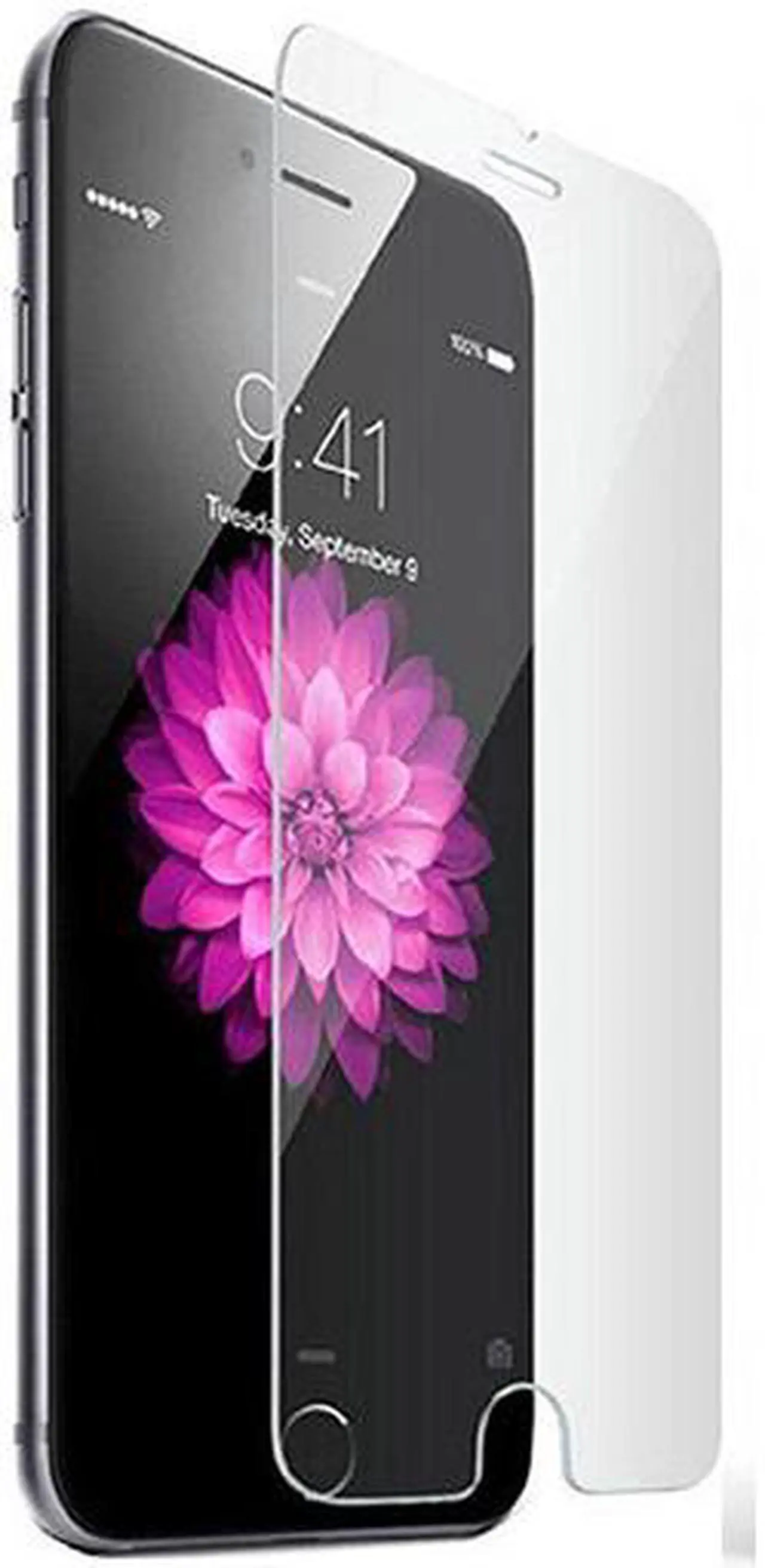 Alt view image 4 of 6 - Hard Tempered Glass Screen Protector Scratch Guard for iPhone 8, iPhone 7