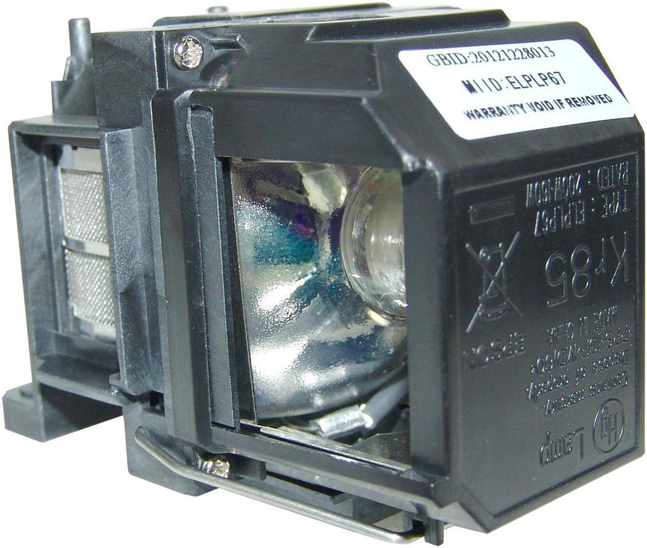 Alt view image 4 of 4 - Epson H428A  Genuine Compatible Replacement Projector Lamp . Includes New UHE 200W Bulb and Housing