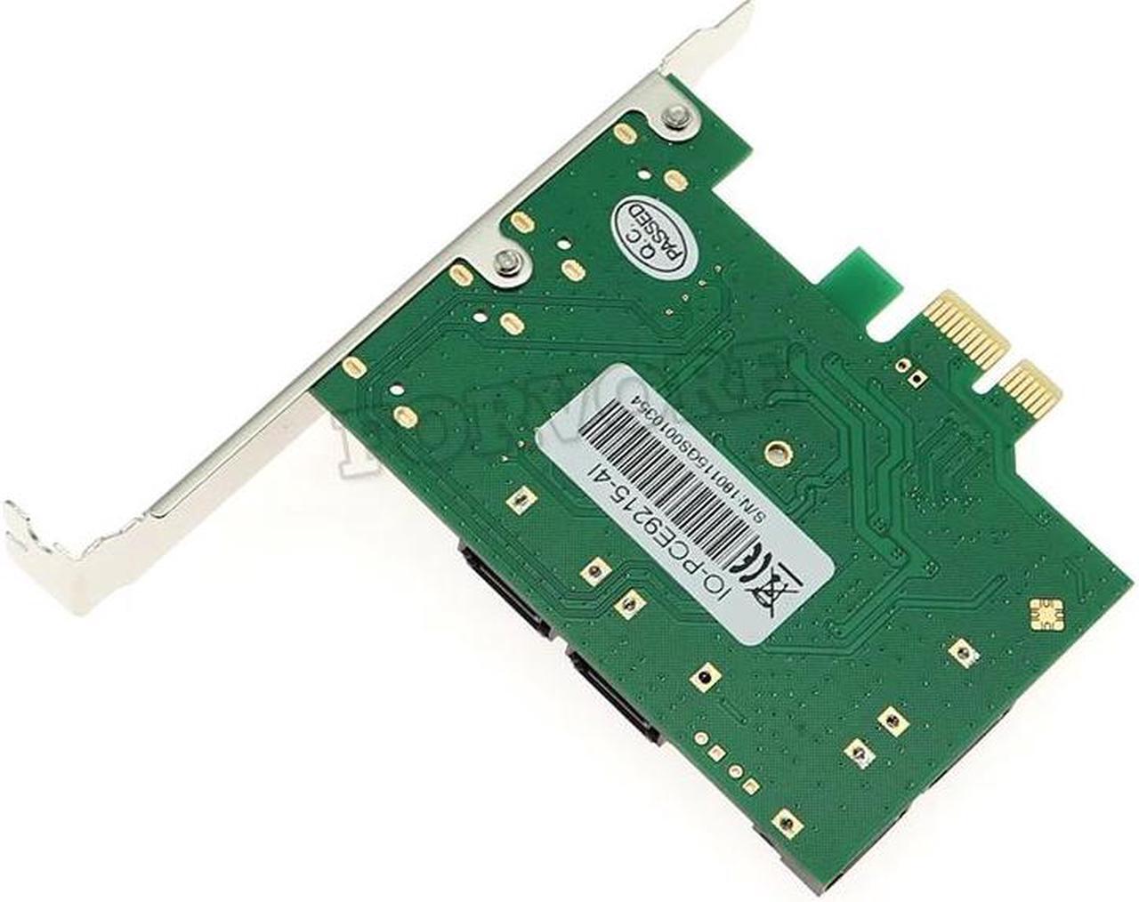 Alt view image 4 of 6 - SATA 3 PCIe 4 Ports expansion Card SATA controller PCI-e Adapter Converter Card Marvell 88SE9215