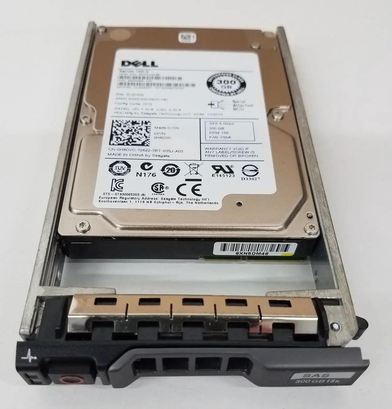 Main image of Dell H8DVC 300GB 15K SAS 2.5" Hard drive