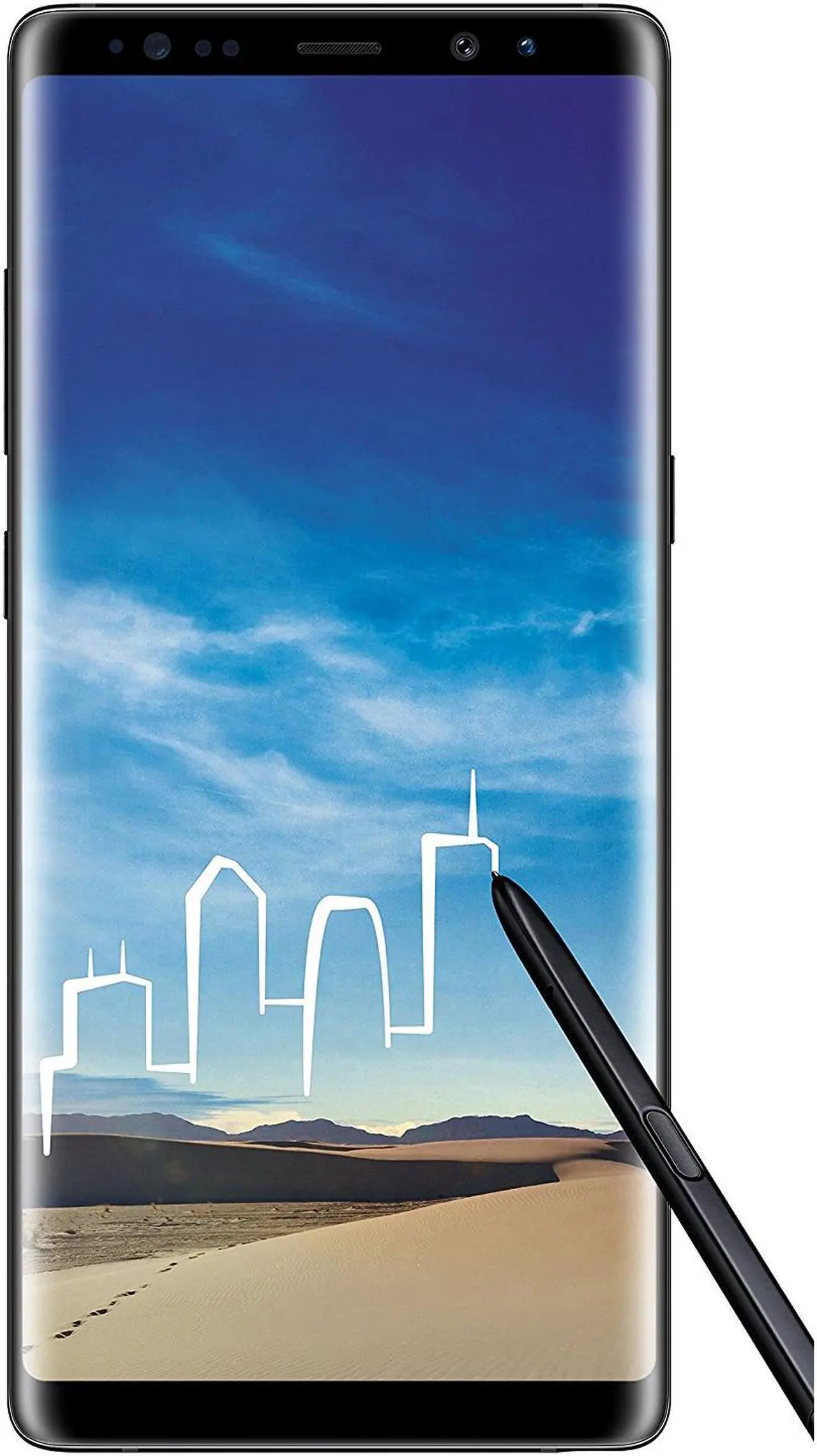 Alt view image 5 of 7 - Samsung Galaxy Note 8 64GB N950U GSM Unlocked 6.3" Super AMOLED 6GB RAM Dual 12MP Smartphone - Midnight Black