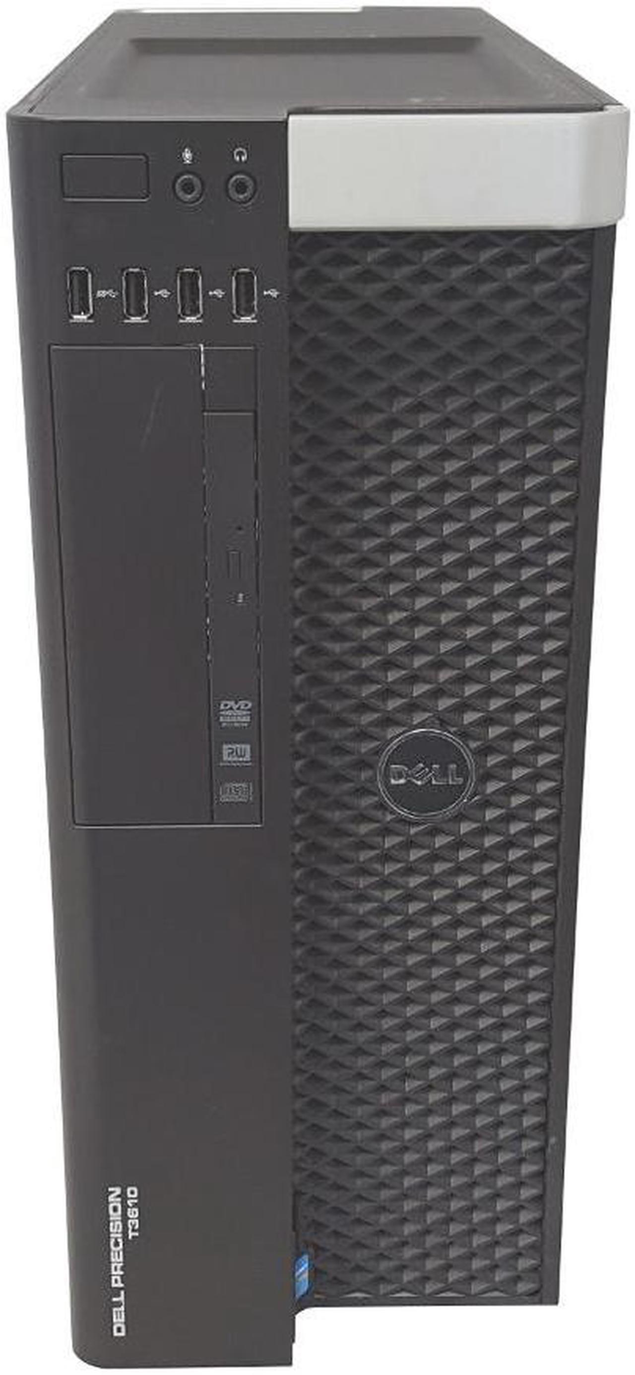 Alt view image 3 of 3 - Dell Precision T3610 Workstation E5-1607 v2 3.0GHz 4-Cores 64GB DDR3 NEW 512GB SSD + 2TB HDD Quadro K600 Windows 10 Pro