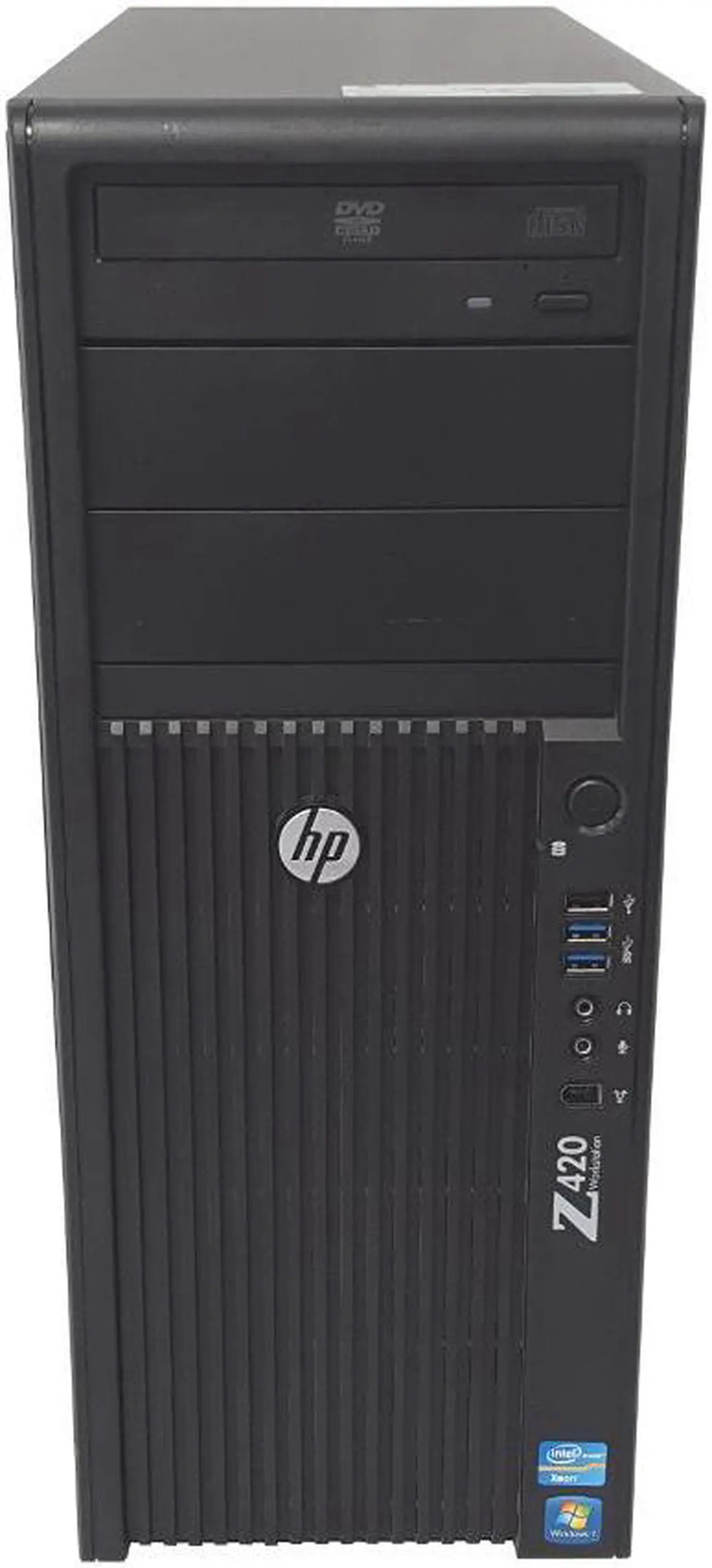 Alt view image 2 of 3 - HP Z420 Workstation E5-2630 v2 2.6GHz 6-Cores 16GB DDR3 NEW 256GB SSD Quadro K2000 Windows 10 Pro