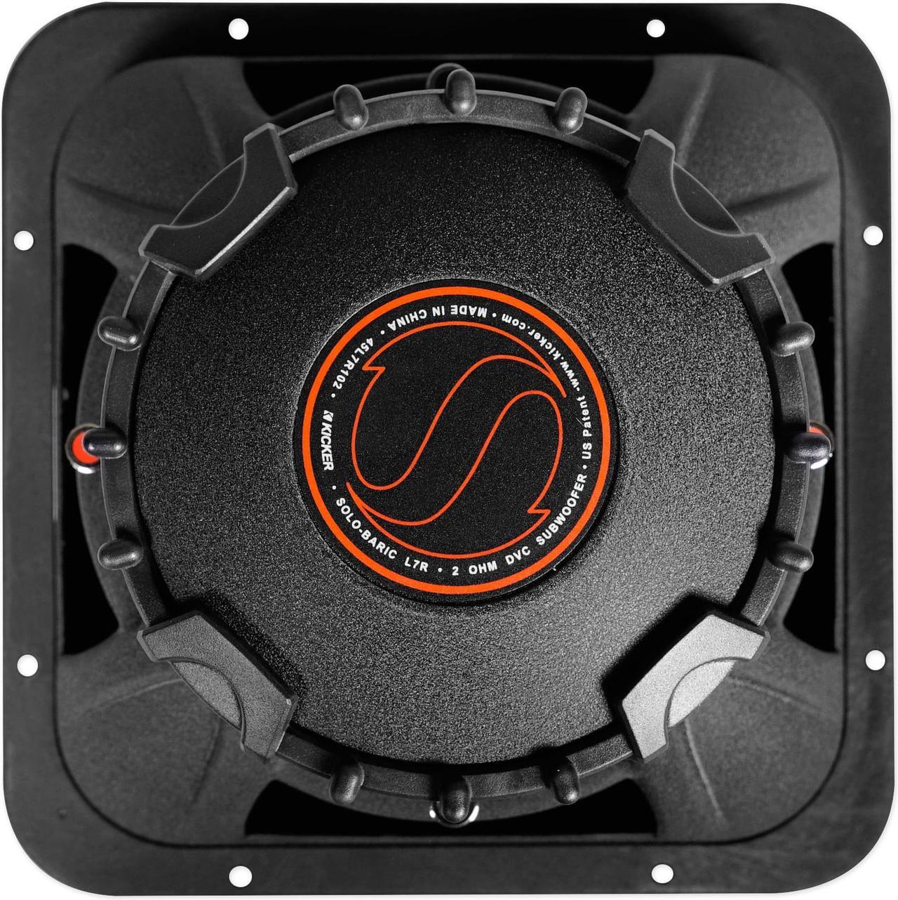 Alt view image 6 of 20 - Kicker L7R 10-Inch 1000-Watt Max 2-Ohm DVC Square Subwoofer