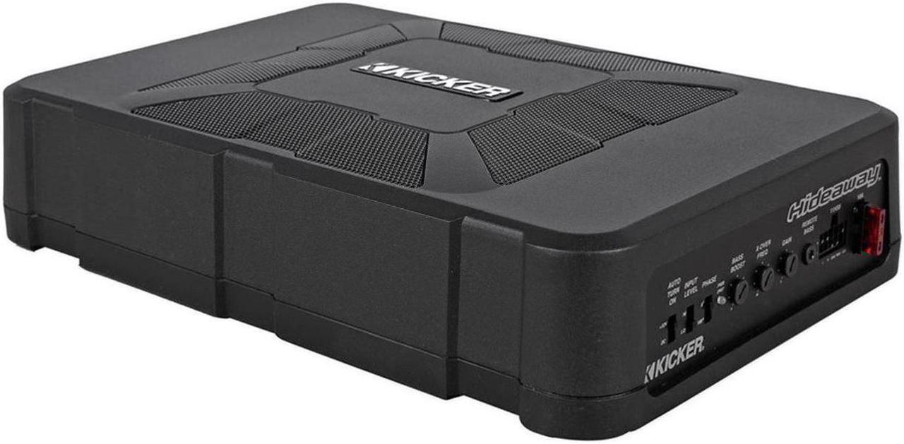 Alt view image 7 of 20 - KICKER 11HS8 8" 150W Hideaway Car Audio Powered Subwoofer Sub Enclosure HS8