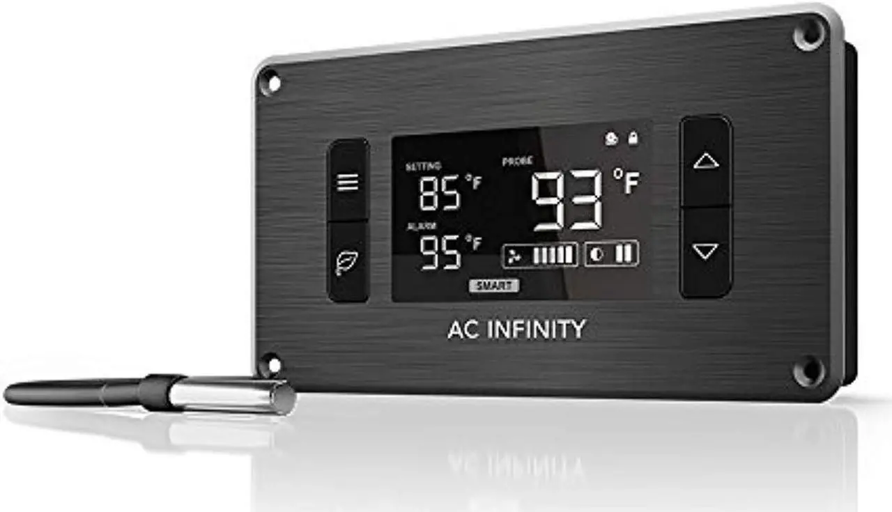 Alt view image 7 of 20 - AC Infinity Thermal Controller, Fan Thermostat and Speed Controller, for Home Theater AV Media Cabinet Cooling