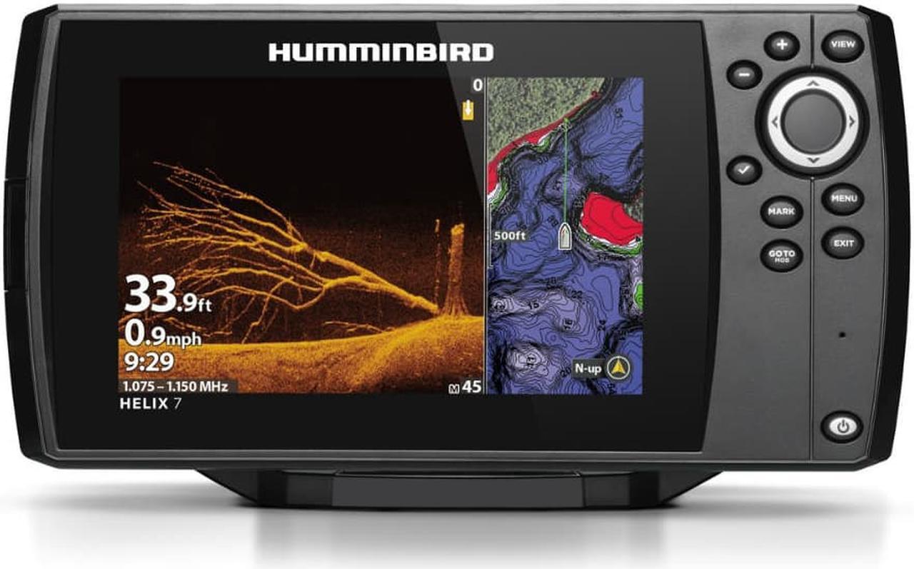 Alt view image 5 of 12 - Humminbird HELIX 7 CHIRP Mega DI Fishfinder/GPS Combo G3N - 411070-1 HELIX 7 CHIRP MEGA DI GPS G3N