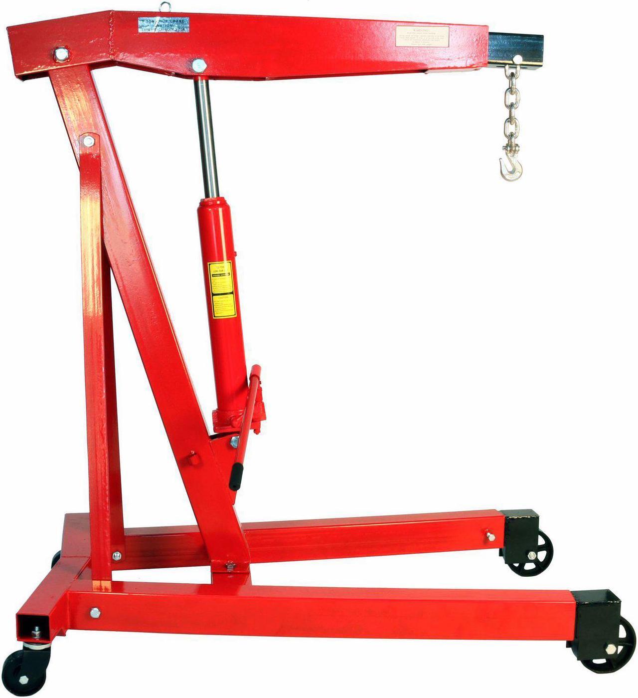 Alt view image 2 of 7 - Dragway Tools 3 Ton 6000 lb Heavy Duty Engine Hoist Cherry Picker Shop Crane