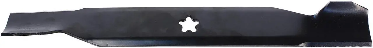 Alt view image 2 of 6 - USA Mower Blades (9) AYP380BP High Lift Blade Fits AYP® Craftsman® Husqvarna® 156468 532137380 917137380MS 917137380P Length 17-3/8in. Width 2-1/4in. Thickness .150in. Center Hole 5 PT ST 50in. Deck