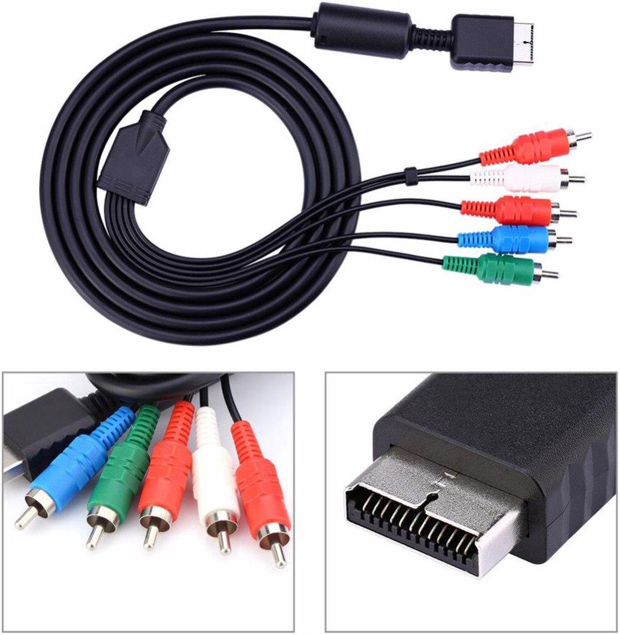 5RCA Component AV Audio Video HD TV Cable For Playstion 2 For PS2 Controller