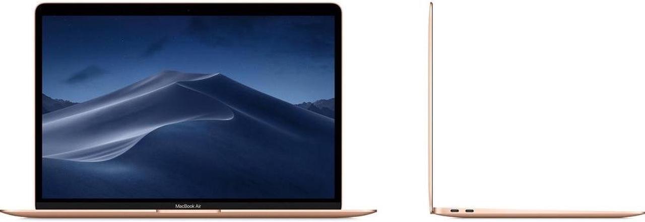 Alt view image 9 of 11 - Apple MacBook Air 13.3" Laptop with Touch ID Intel Core i5 8GB RAM 128GB (2019) Gold MVFM2LL/A