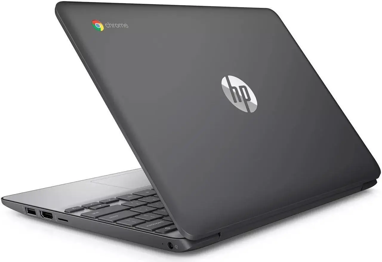 Alt view image 3 of 8 - HP Chromebook 11-v033nr 11.6" 2GB 16GB Intel Celeron N3060 X2 1.6GHz, Gray