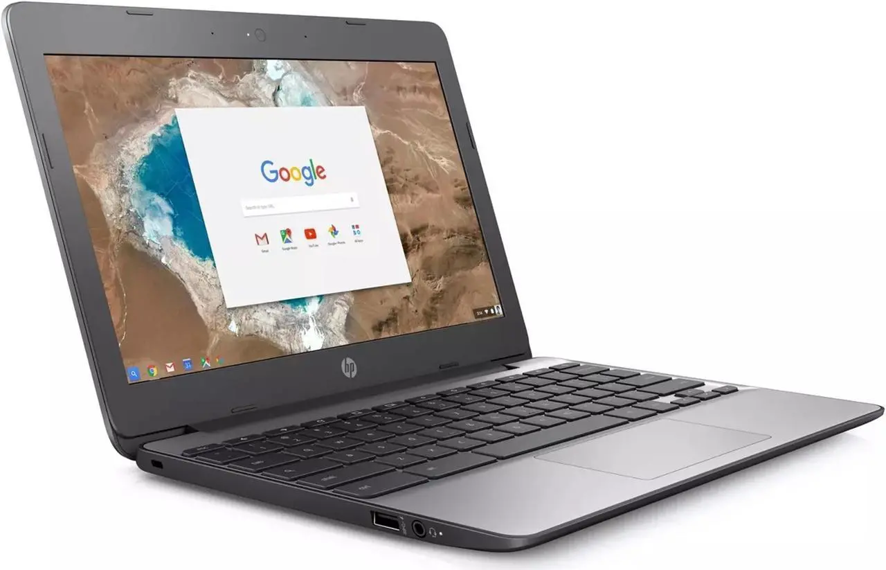 Alt view image 8 of 8 - HP Chromebook 11-v033nr 11.6" 2GB 16GB Intel Celeron N3060 X2 1.6GHz, Gray