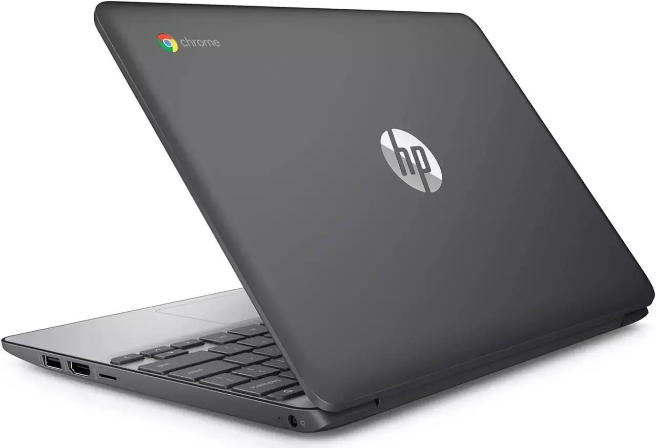 Alt view image 7 of 8 - HP Chromebook 11-v033nr 11.6" 2GB 16GB Intel Celeron N3060 X2 1.6GHz, Gray