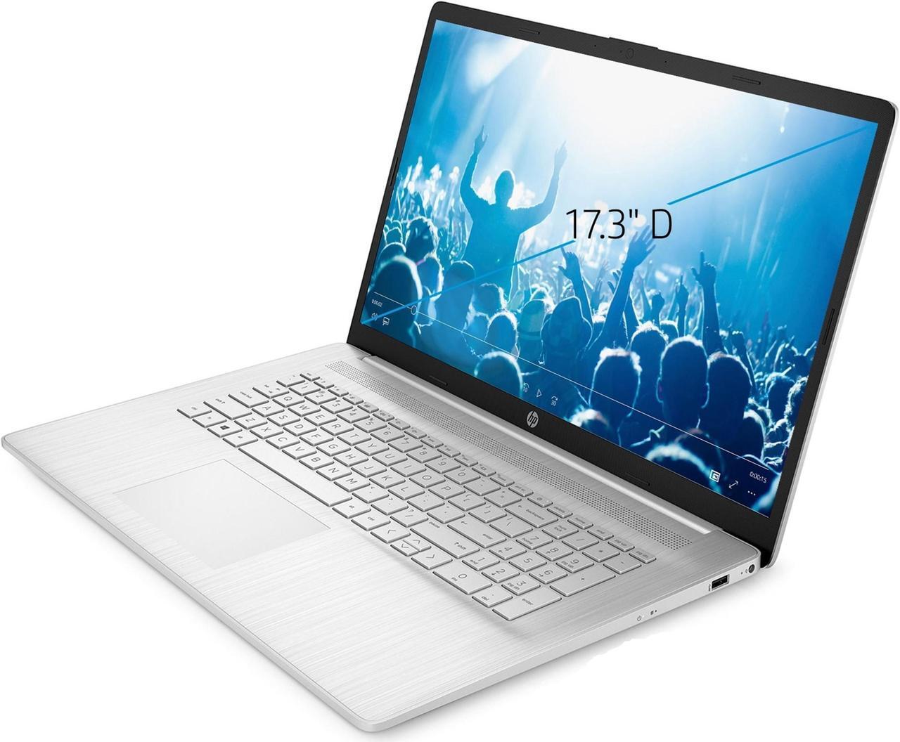Alt view image 3 of 3 - HP 17-CN0053CL 17.3" 12GB 1TB Core™ i5-1135G7 2.4GHz Win10H, Natural Silver