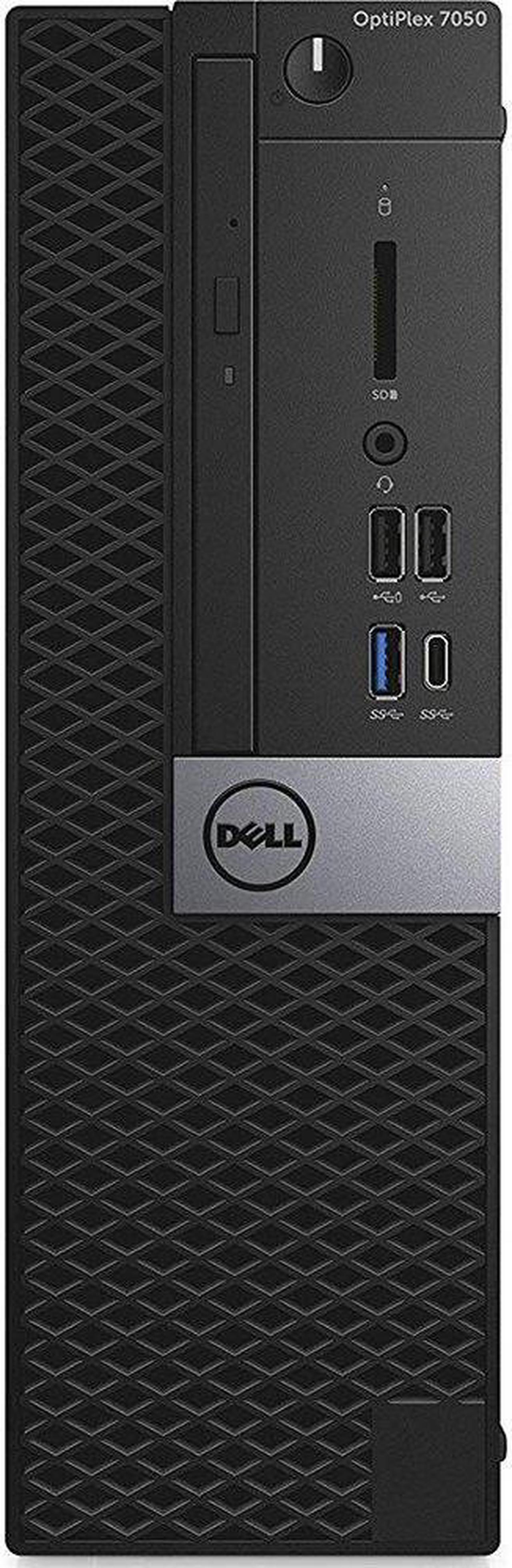 Dell Optiplex 7050 Intel Core i5-7500 X4 3.8GHz 16GB 512GB SSD Win10, Black