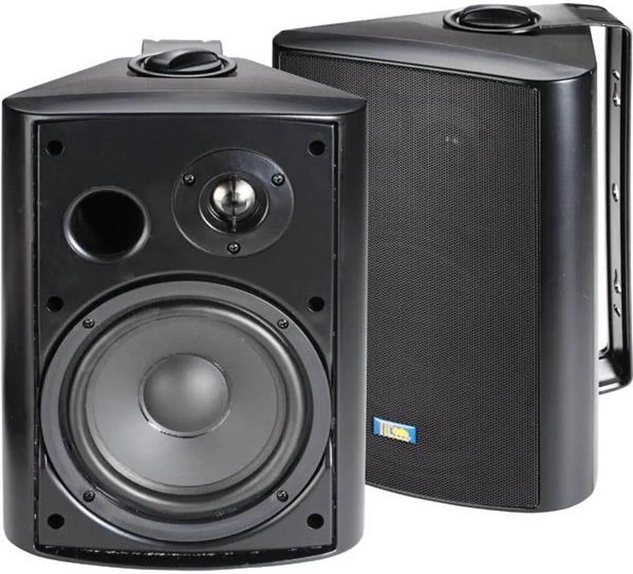 Alt view image 9 of 13 - TIC ASP120-B 6.5" Weather-Resistant Outdoor Patio Speakers with 70v Switch (Pair) - Black
